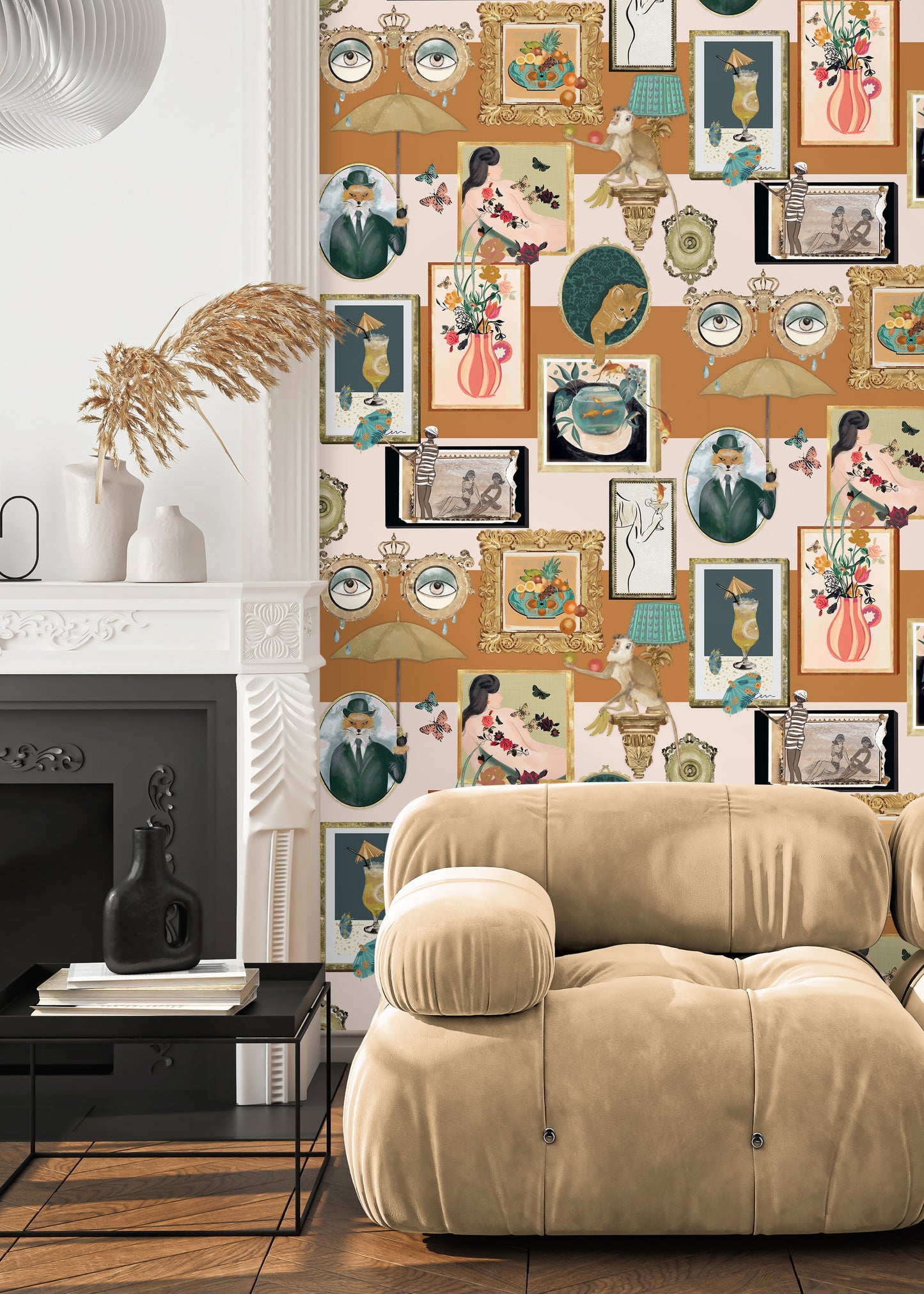 BRAND MCKENZIE Wallpaper Pattern No BMWL005/03B - Connecting Frames