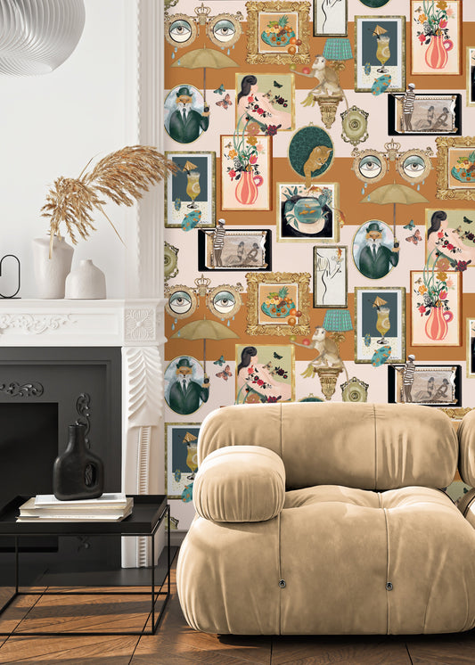 BRAND MCKENZIE Wallpaper Pattern No BMWL005/03B - Connecting Frames