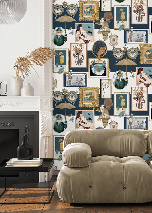 BRAND MCKENZIE Wallpaper Pattern No BMWL005/03D - Connecting Frames