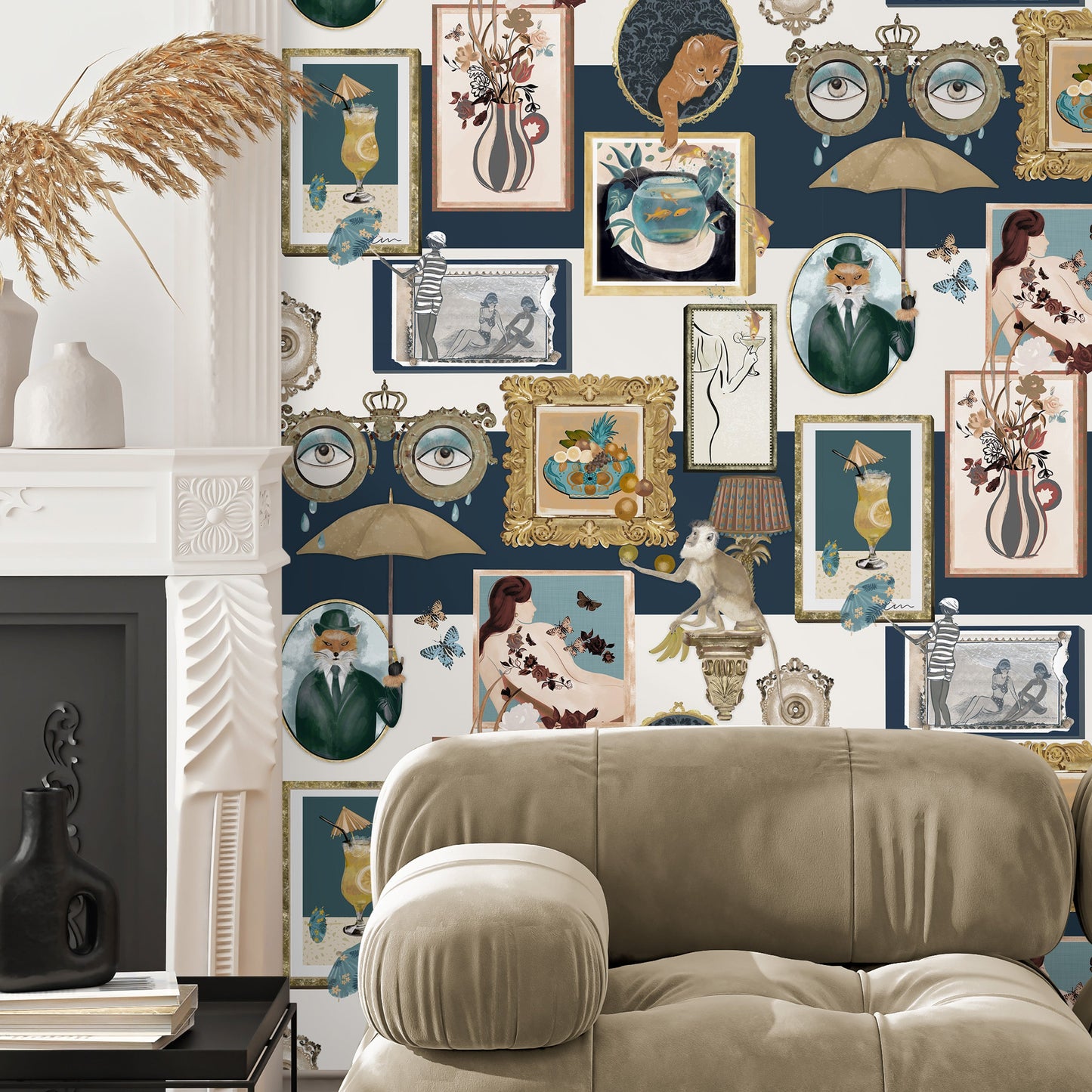 BRAND MCKENZIE Wallpaper Pattern No BMWL005/03D - Connecting Frames