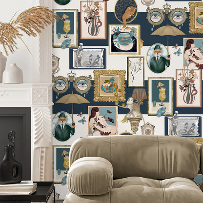 BRAND MCKENZIE Wallpaper Pattern No BMWL005/03D - Connecting Frames