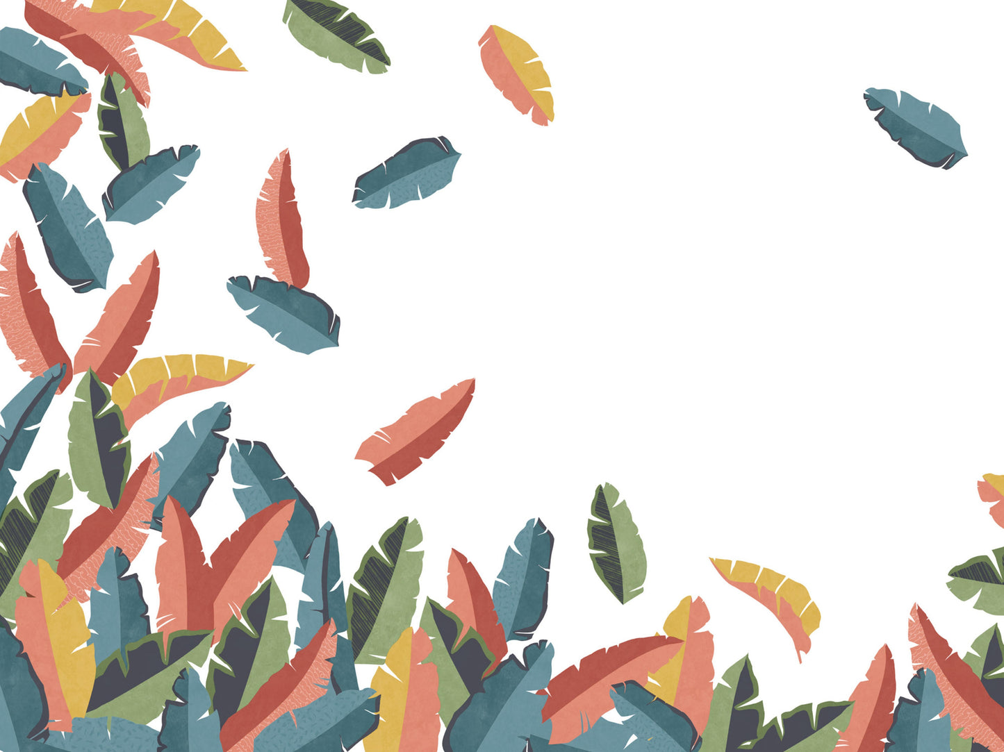 TROPICAL HOUSE Wallpaper Pattern No 688108