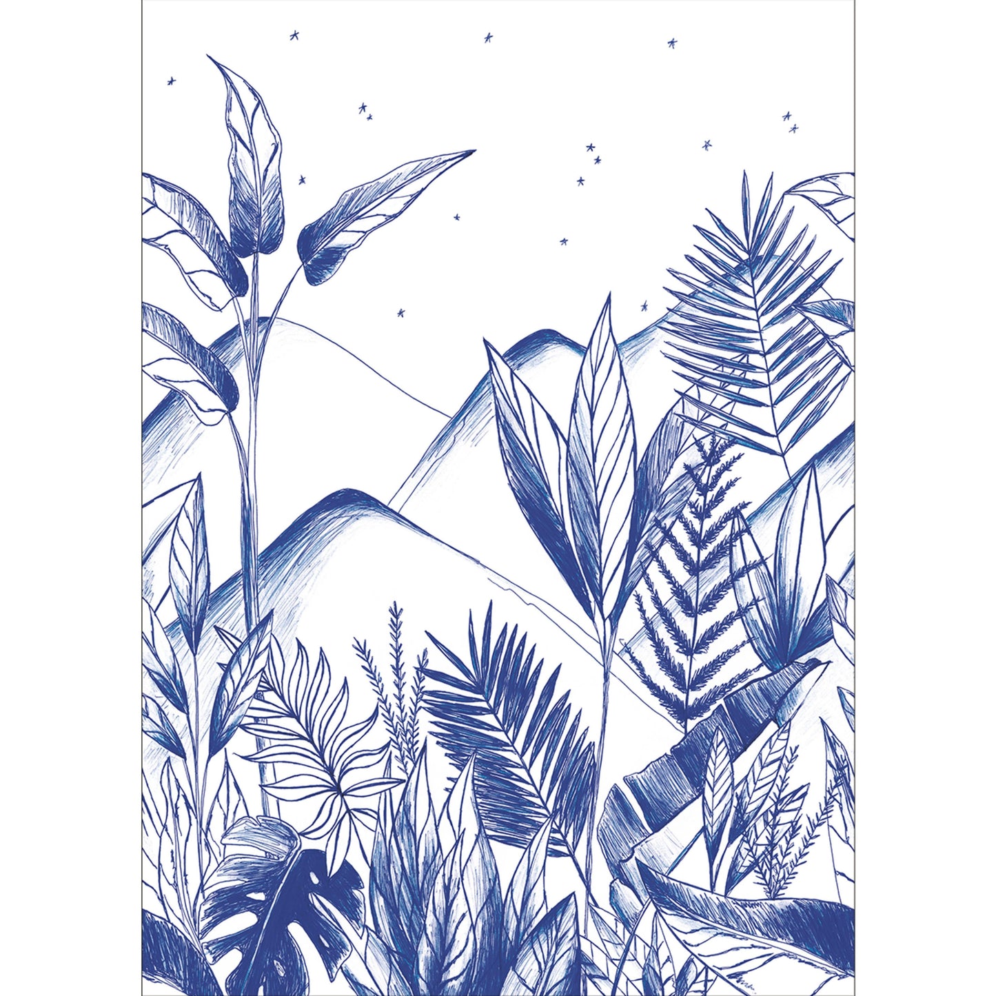 ONLY BLUE Wallpaper Pattern No ONB102736260