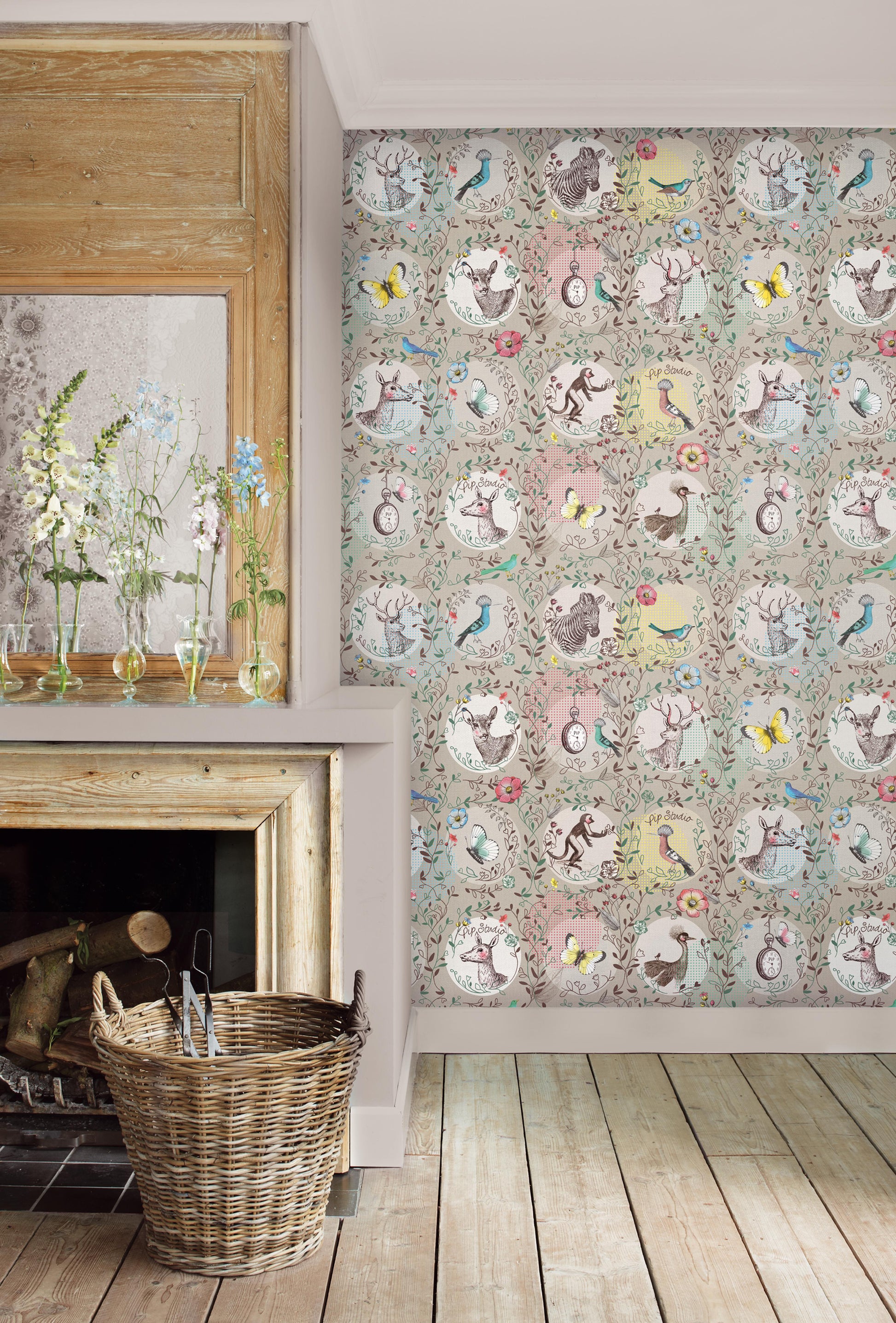 Pip Play Pattern PIP STUDIO Wallpaper Pattern No E341088