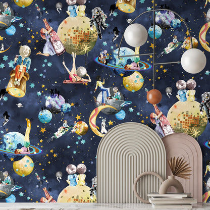 BRAND MCKENZIE Wallpaper Pattern No BMGI006/02D - Cosmic Groove