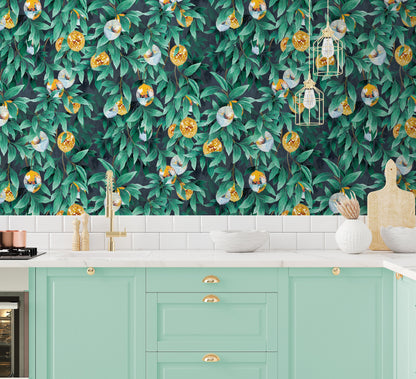 BRAND MCKENZIE Wallpaper Pattern No BMGI006/04B - Disco Lemons
