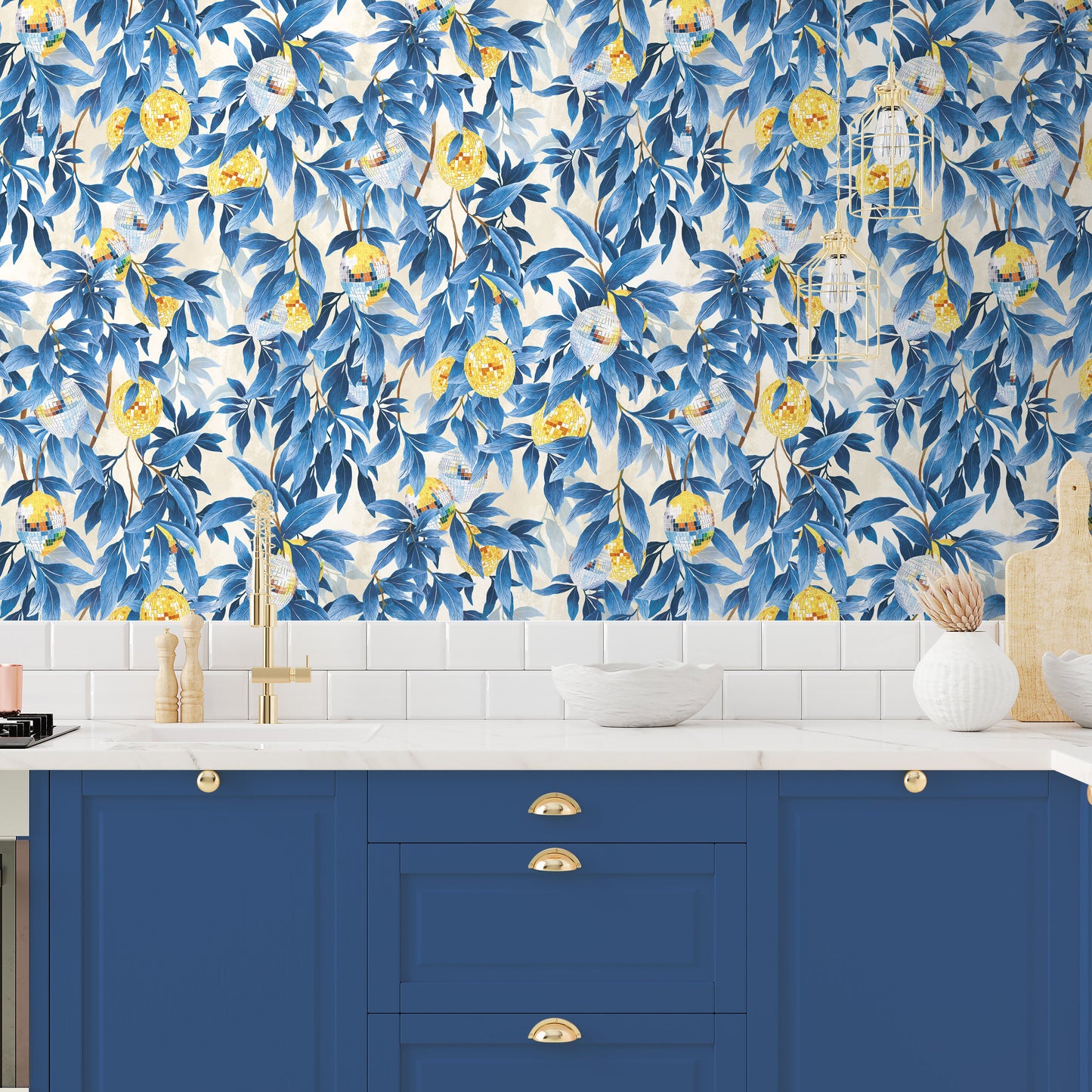 BRAND MCKENZIE Wallpaper Pattern No BMGI006/04E - Disco Lemons