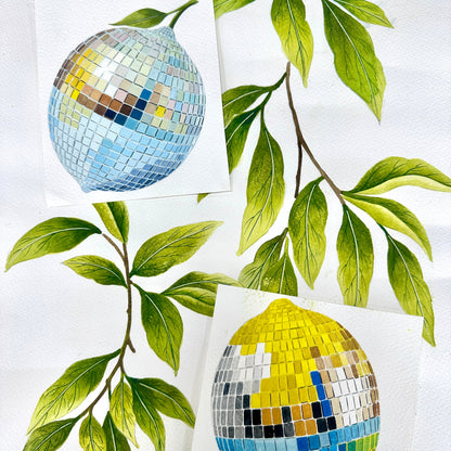 BRAND MCKENZIE Wallpaper Pattern No BMGI006/04A - Disco Lemons