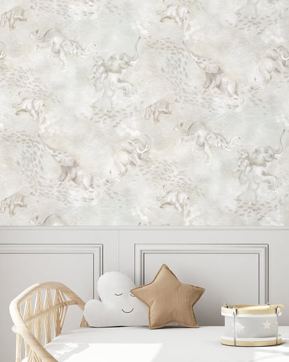 BRAND MCKENZIE Wallpaper Pattern No BMPP004/02D - Elephant Breaststroke