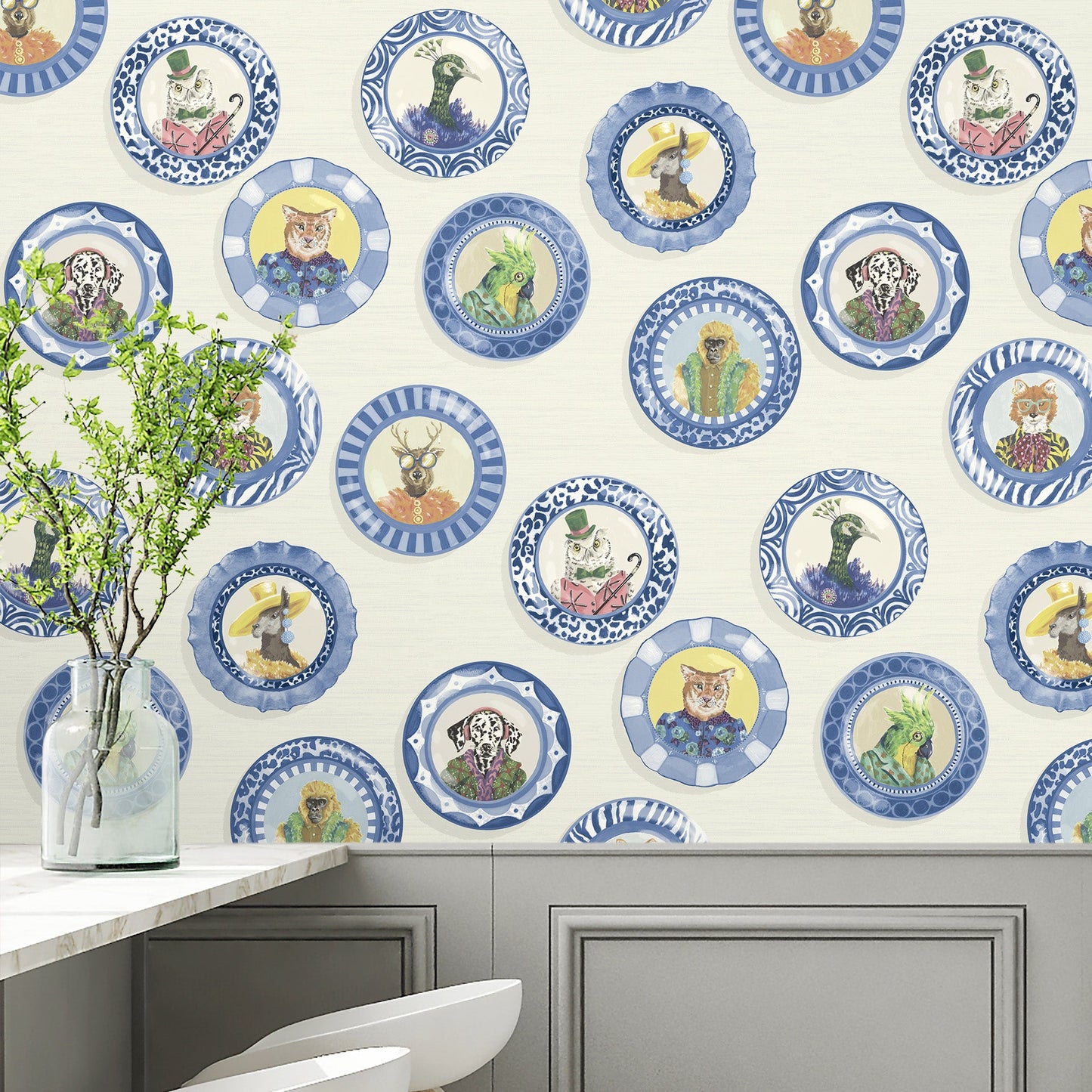 BRAND MCKENZIE Wallpaper Pattern No BMPP004/03B - Fine China