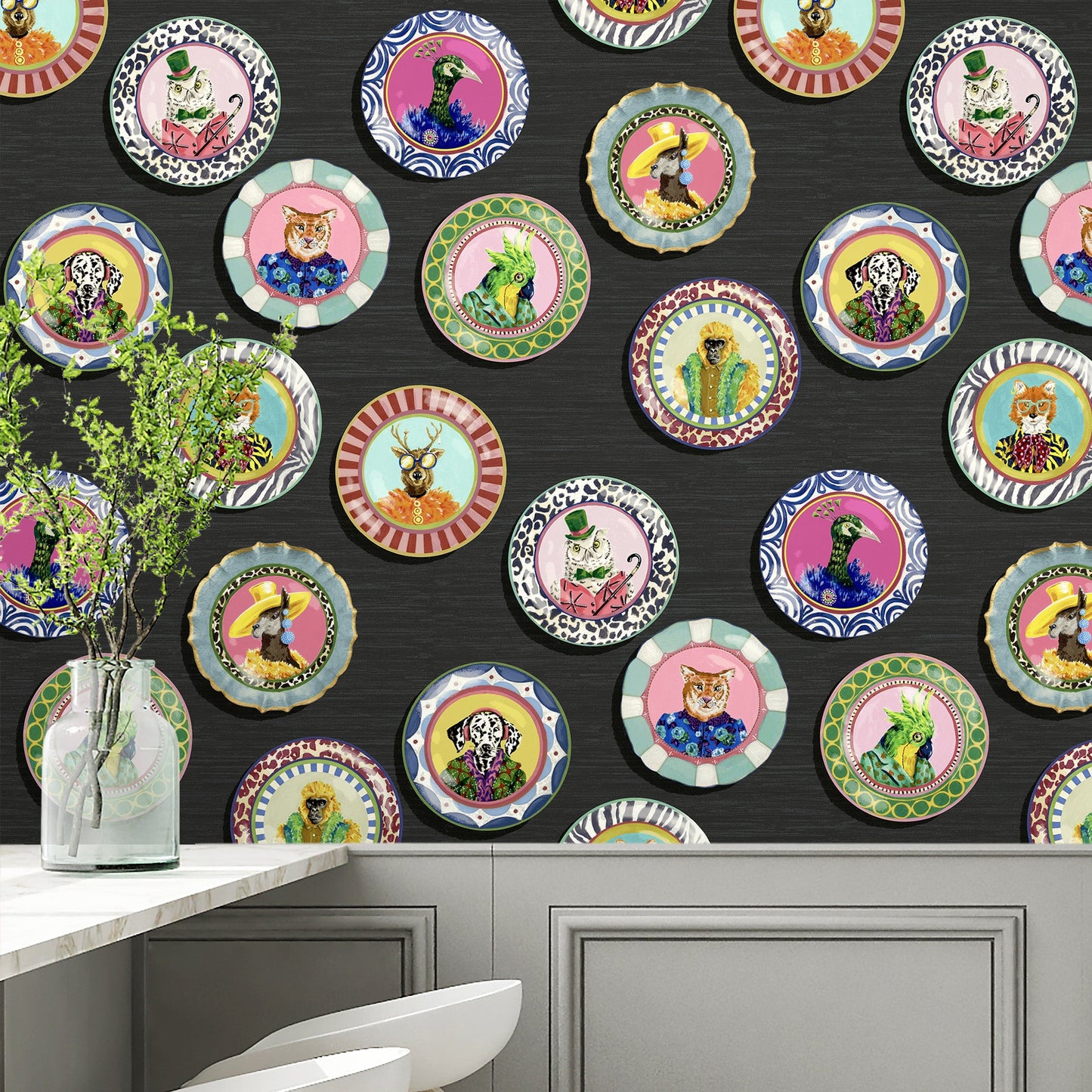 BRAND MCKENZIE Wallpaper Pattern No BMPP004/03D - Fine China