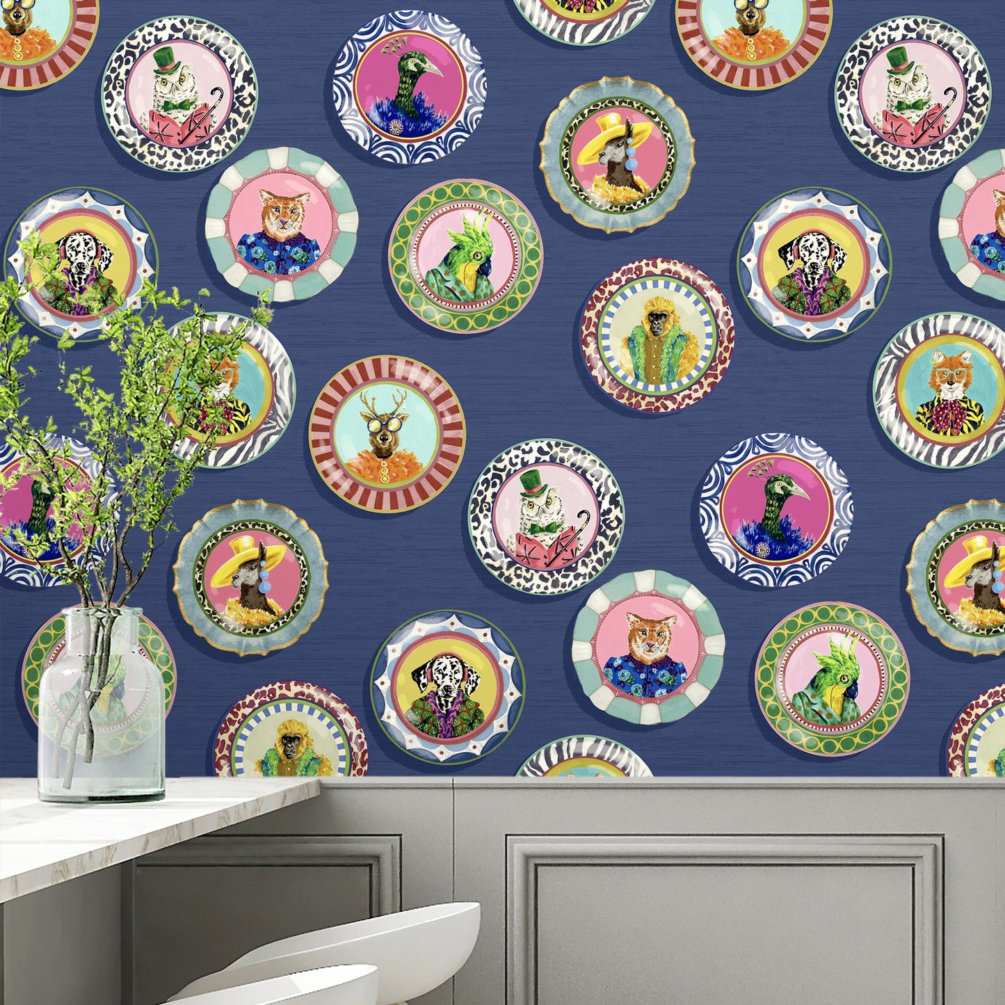 BRAND MCKENZIE Wallpaper Pattern No BMPP004/03E - Fine China