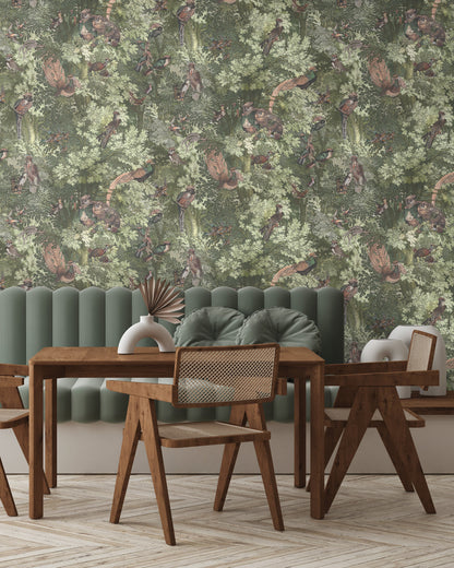 BRAND MCKENZIE Wallpaper Pattern No BMWL005/04C - Gentlemen Birds