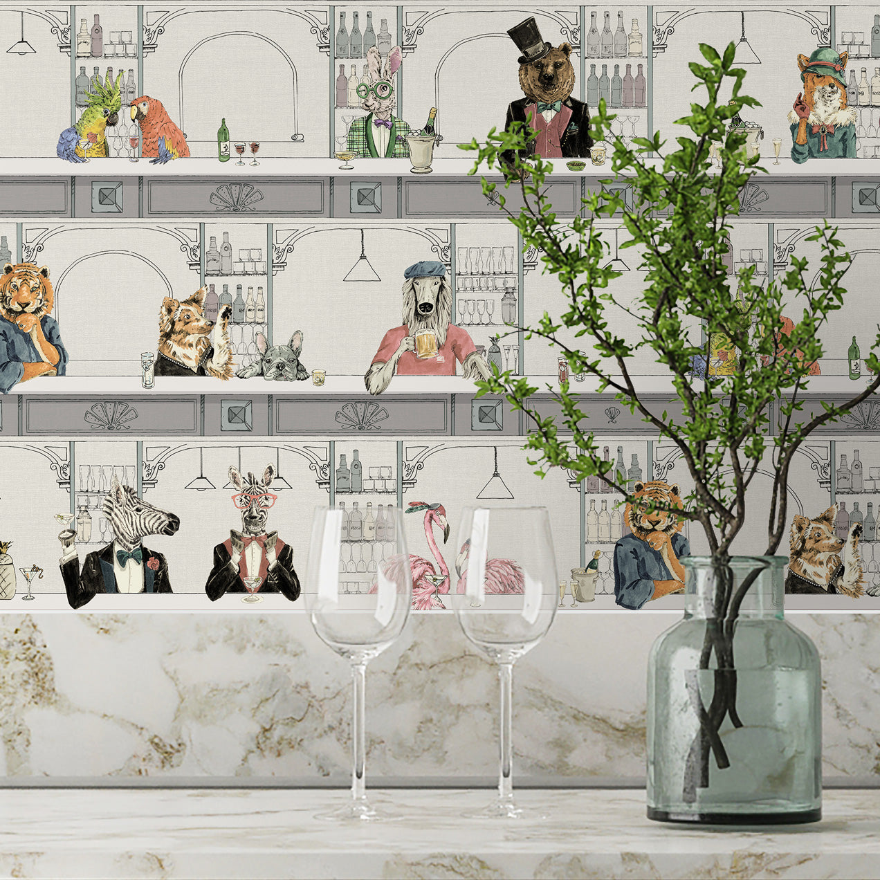BRAND MCKENZIE Wallpaper Pattern No BMCF003/07B - Happy Hour