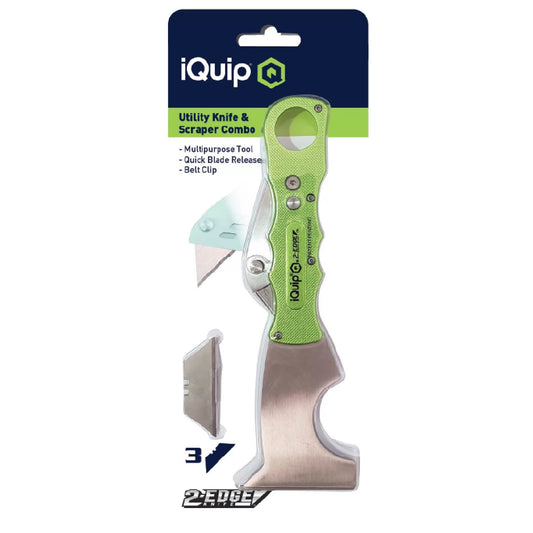 Iquip Utility Knife & Scraper Combo