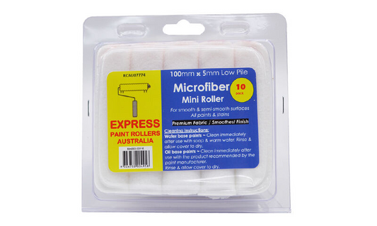 Express Microfibre Mini Roller Covers 100mm