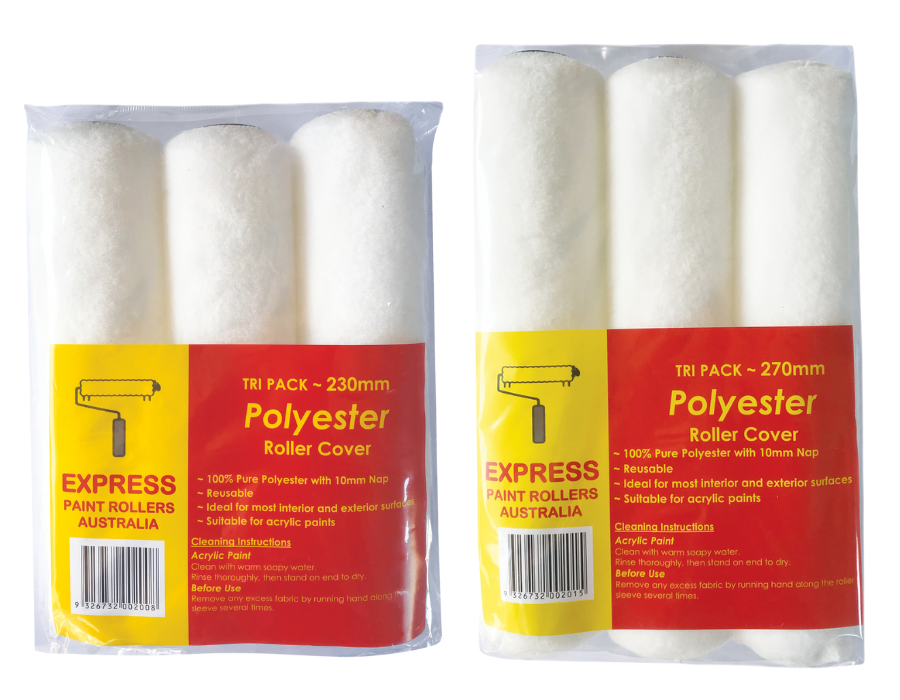 Regular Roler Cover Polyester Roller Cover Tri Pack – Geelong Colourworld