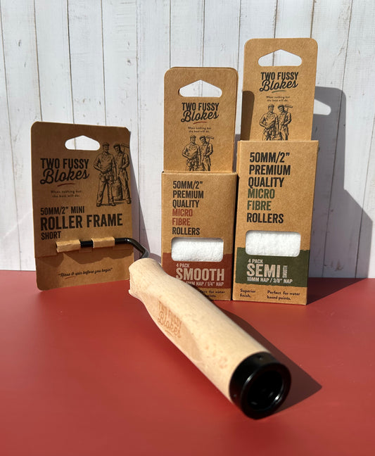 Two Fussy Blokes 50mm roller & sleeves bundle pack