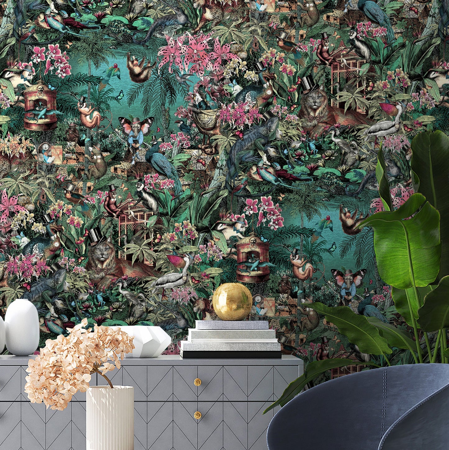 BRAND MCKENZIE Wallpaper Pattern No BMPP004/05B - Jungle Life