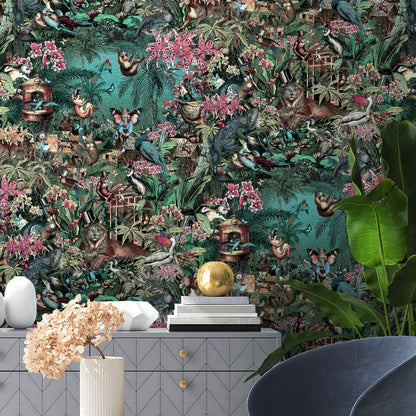 BRAND MCKENZIE Wallpaper Pattern No BMPP004/05B - Jungle Life