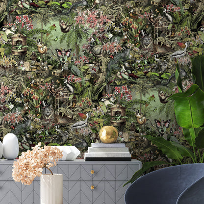BRAND MCKENZIE Wallpaper Pattern No BMPP004/05C - Jungle Life