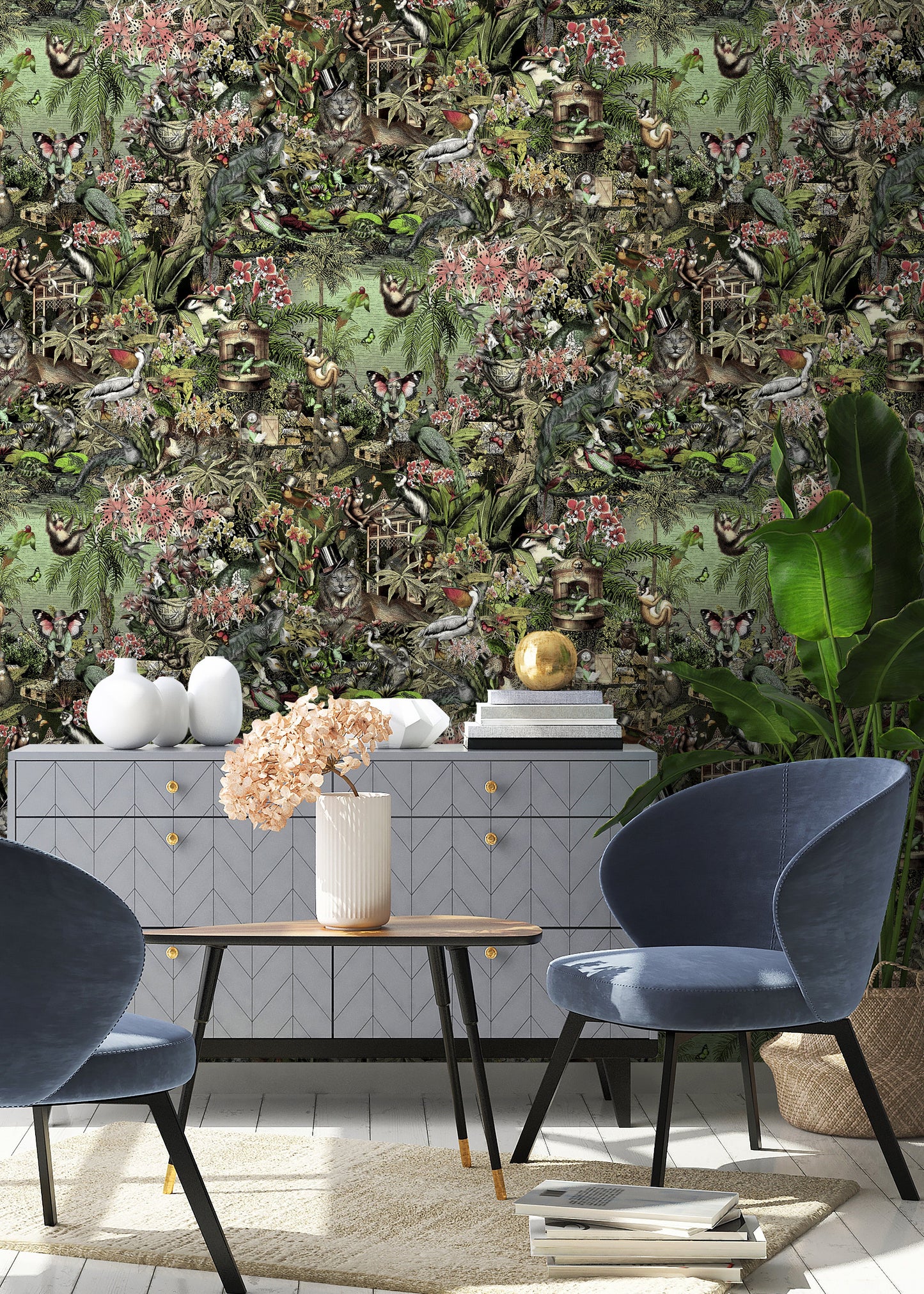 BRAND MCKENZIE Wallpaper Pattern No BMPP004/05C - Jungle Life