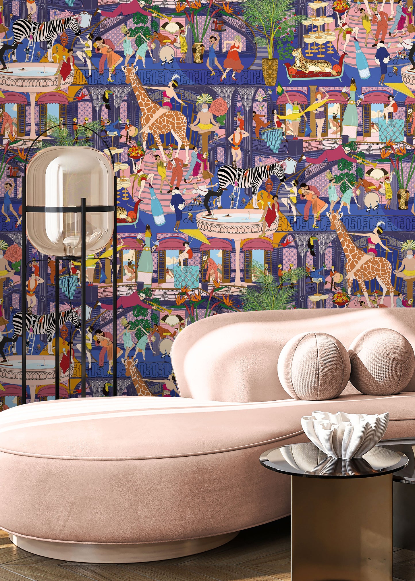 BRAND MCKENZIE Wallpaper Pattern No BMGI006/06A - Mayhem Mansion