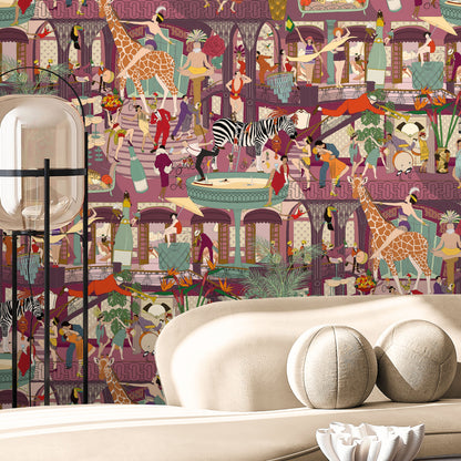 BRAND MCKENZIE Wallpaper Pattern No BMGI006/06B - Mayhem Mansion