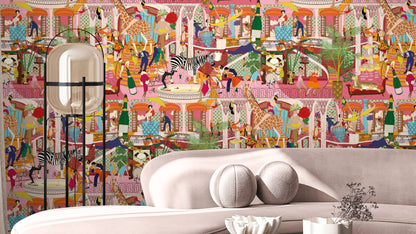 BRAND MCKENZIE Wallpaper Pattern No BMGI006/06C - Mayhem Mansion