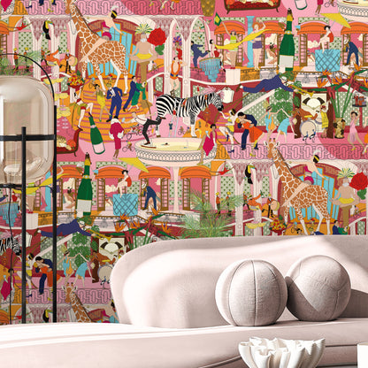 BRAND MCKENZIE Wallpaper Pattern No BMGI006/06C - Mayhem Mansion