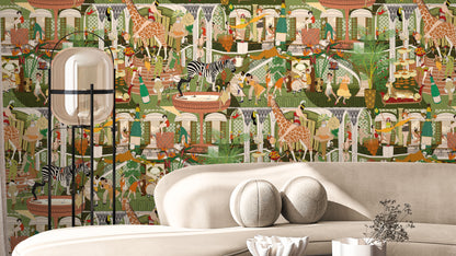 BRAND MCKENZIE Wallpaper Pattern No BMGI006/06D - Mayhem Mansion