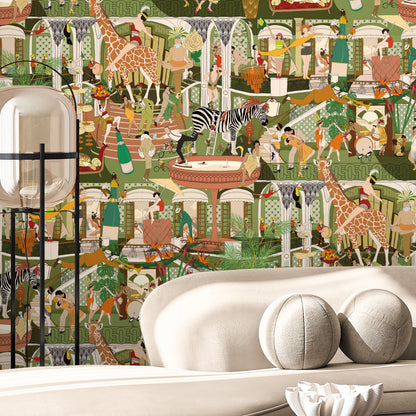 BRAND MCKENZIE Wallpaper Pattern No BMGI006/06D - Mayhem Mansion