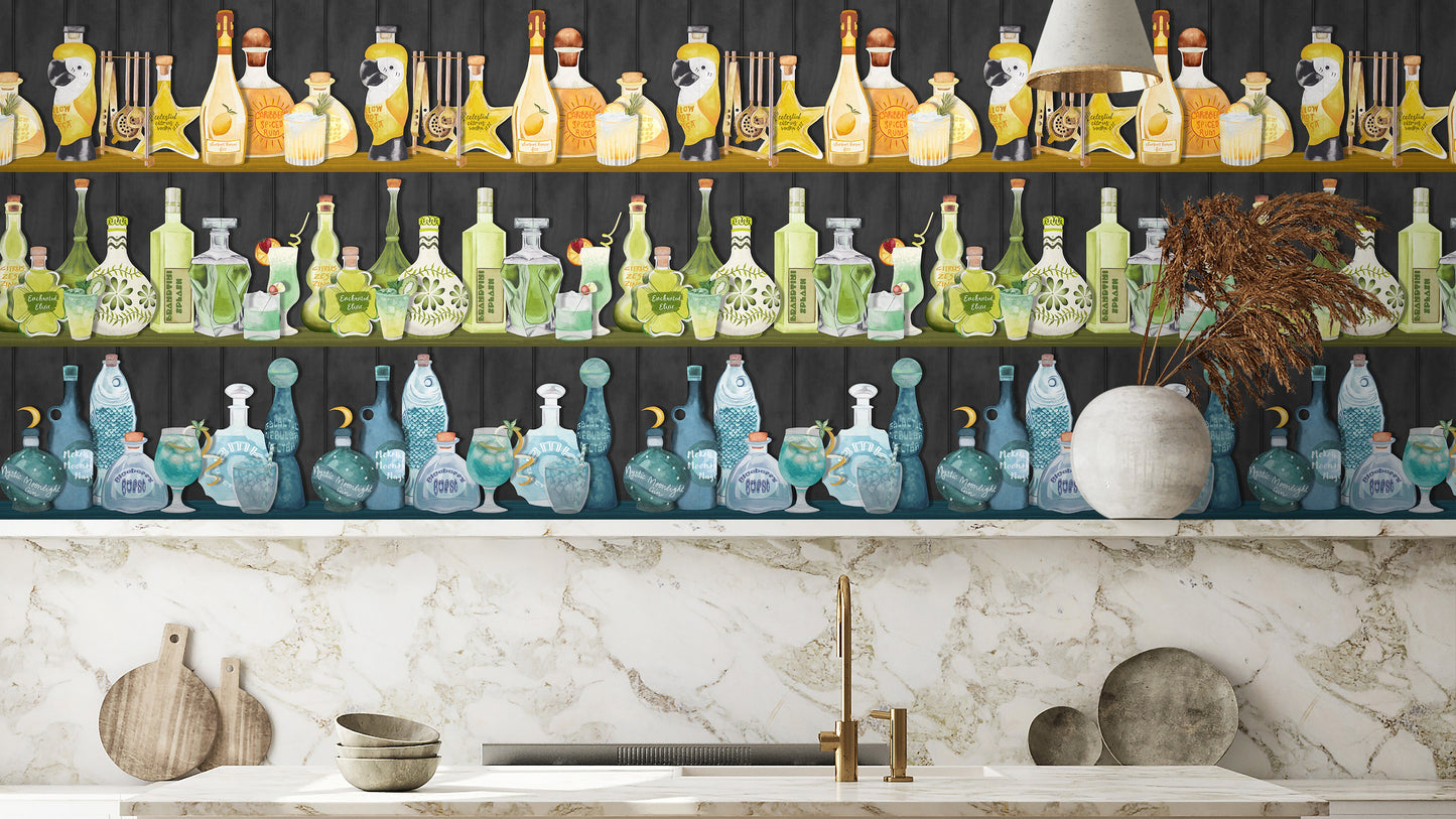 BRAND MCKENZIE Wallpaper Pattern No BMPP004/07A - Mixology