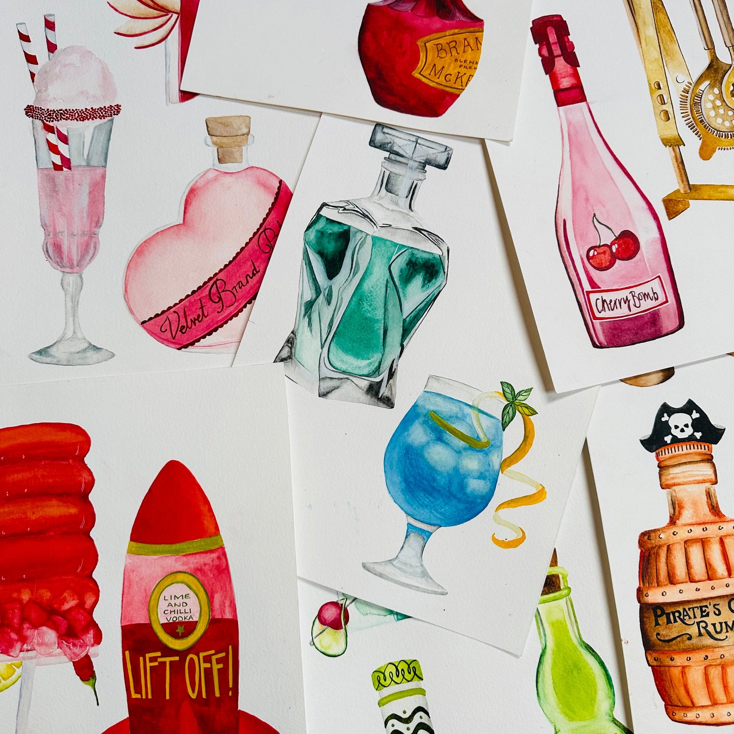 BRAND MCKENZIE Wallpaper Pattern No BMPP004/07A - Mixology
