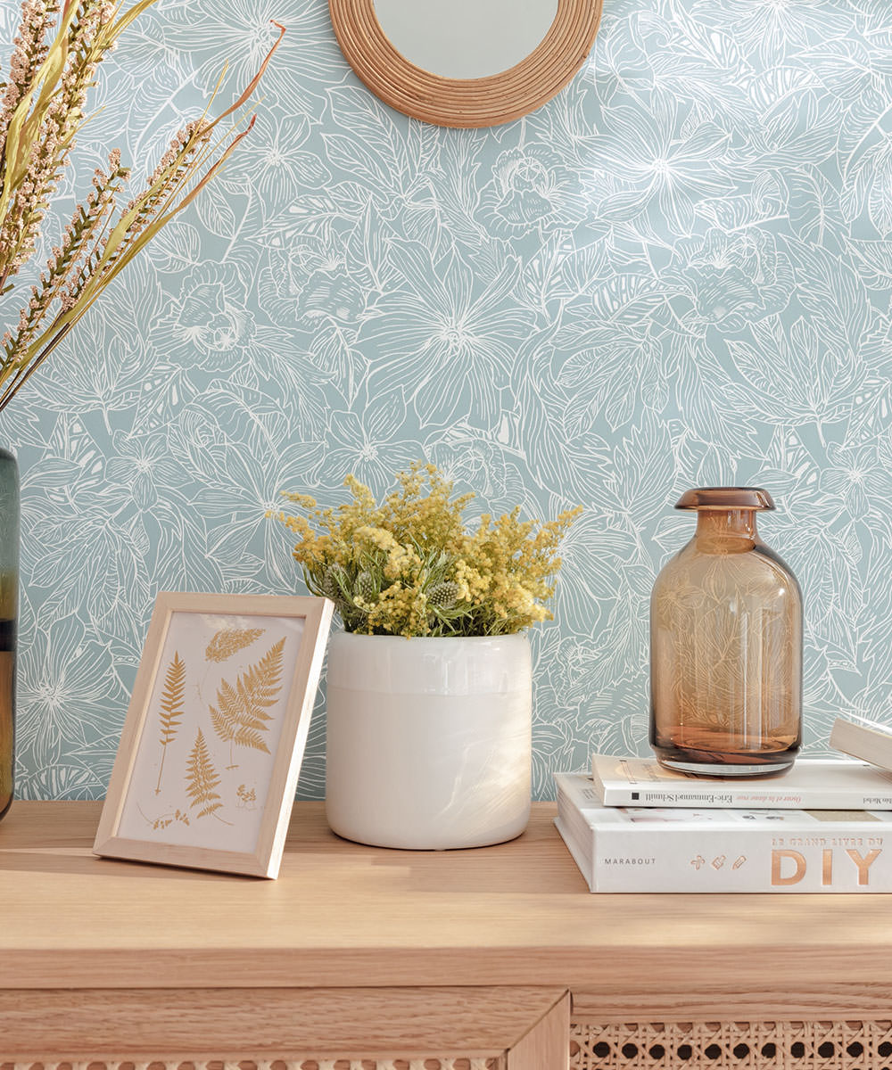 ONLY BLUE Wallpaper Pattern No ONB102686000