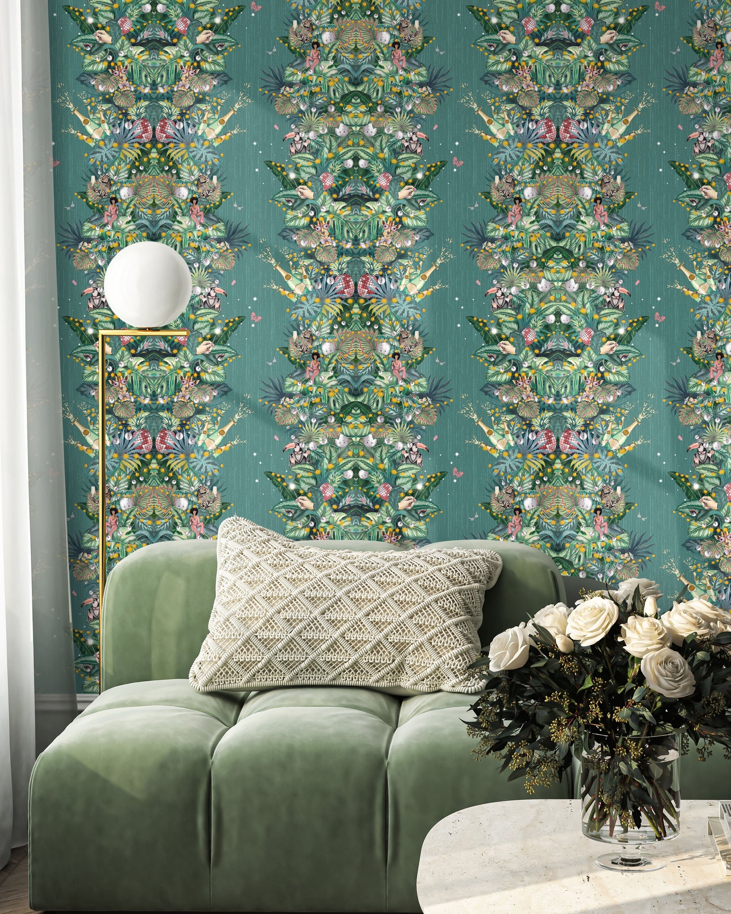 BRAND MCKENZIE Wallpaper Pattern No BMGI006/07B - Paradise Party