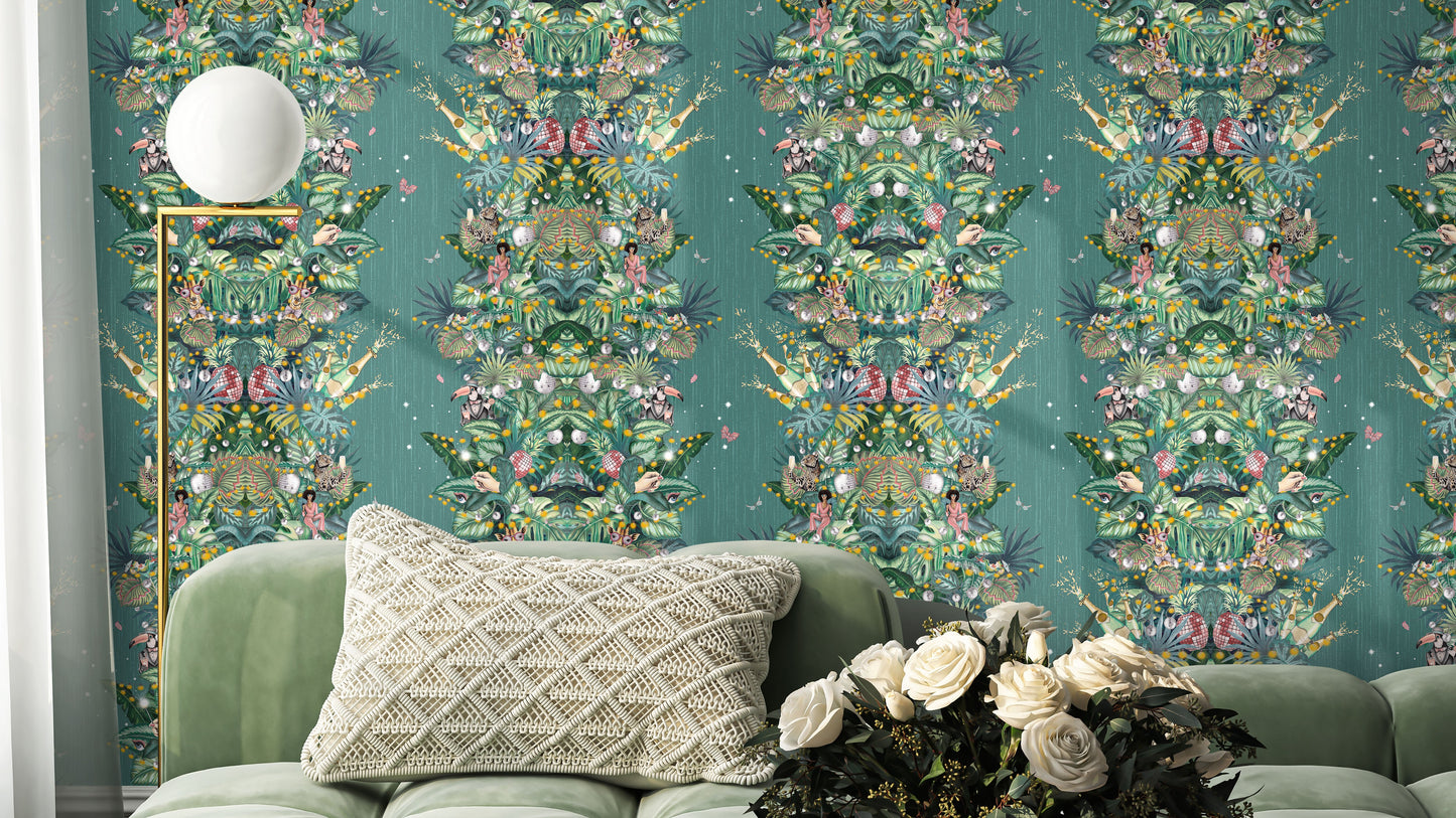 BRAND MCKENZIE Wallpaper Pattern No BMGI006/07B - Paradise Party