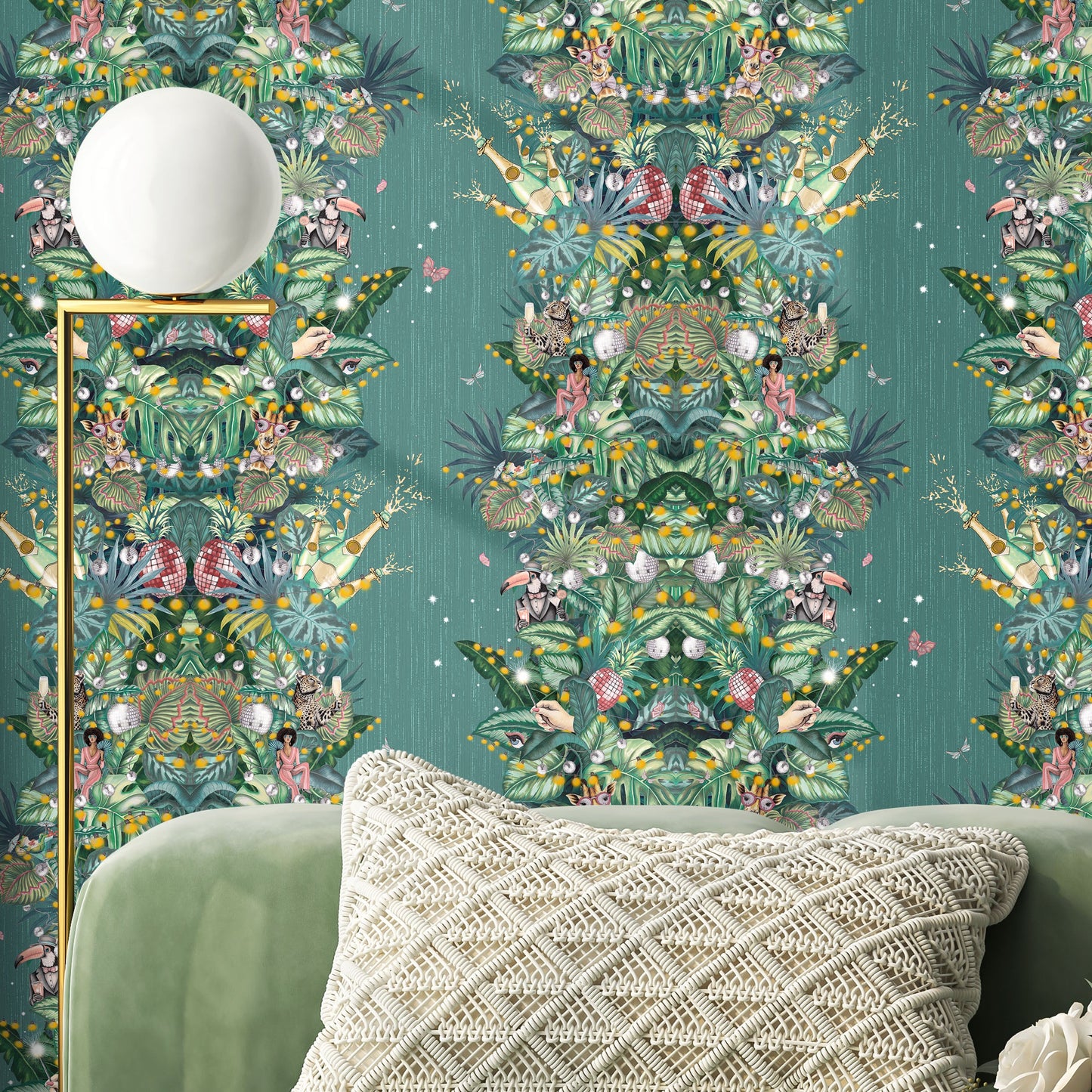 BRAND MCKENZIE Wallpaper Pattern No BMGI006/07B - Paradise Party