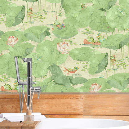 BRAND MCKENZIE Wallpaper Pattern No BMWL005/07C - Pond Life