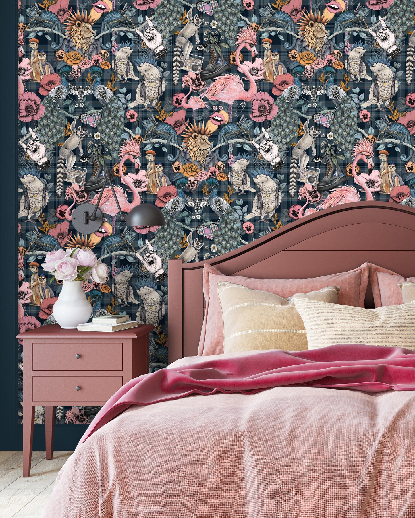 BRAND MCKENZIE Wallpaper Pattern No BMWL005/08A - Punk Rocks