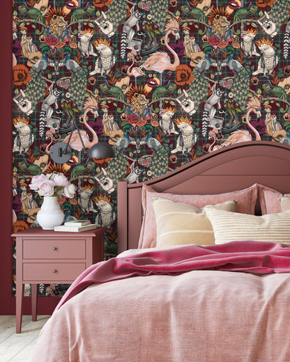 BRAND MCKENZIE Wallpaper Pattern No BMWL005/08D - Punk Rocks
