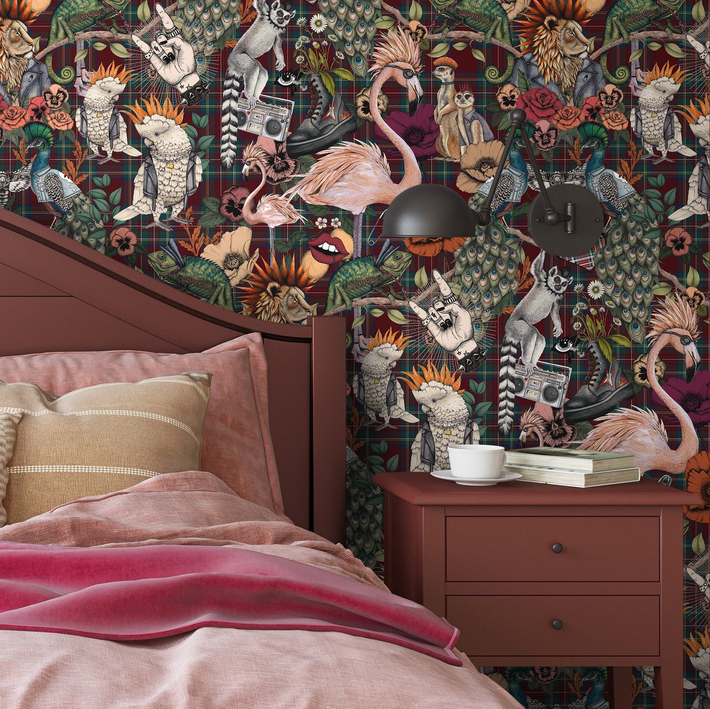 BRAND MCKENZIE Wallpaper Pattern No BMWL005/08D - Punk Rocks