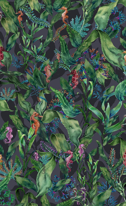 BRAND MCKENZIE Wallpaper Pattern No BMHD002/08B - Seahorse Mangrove