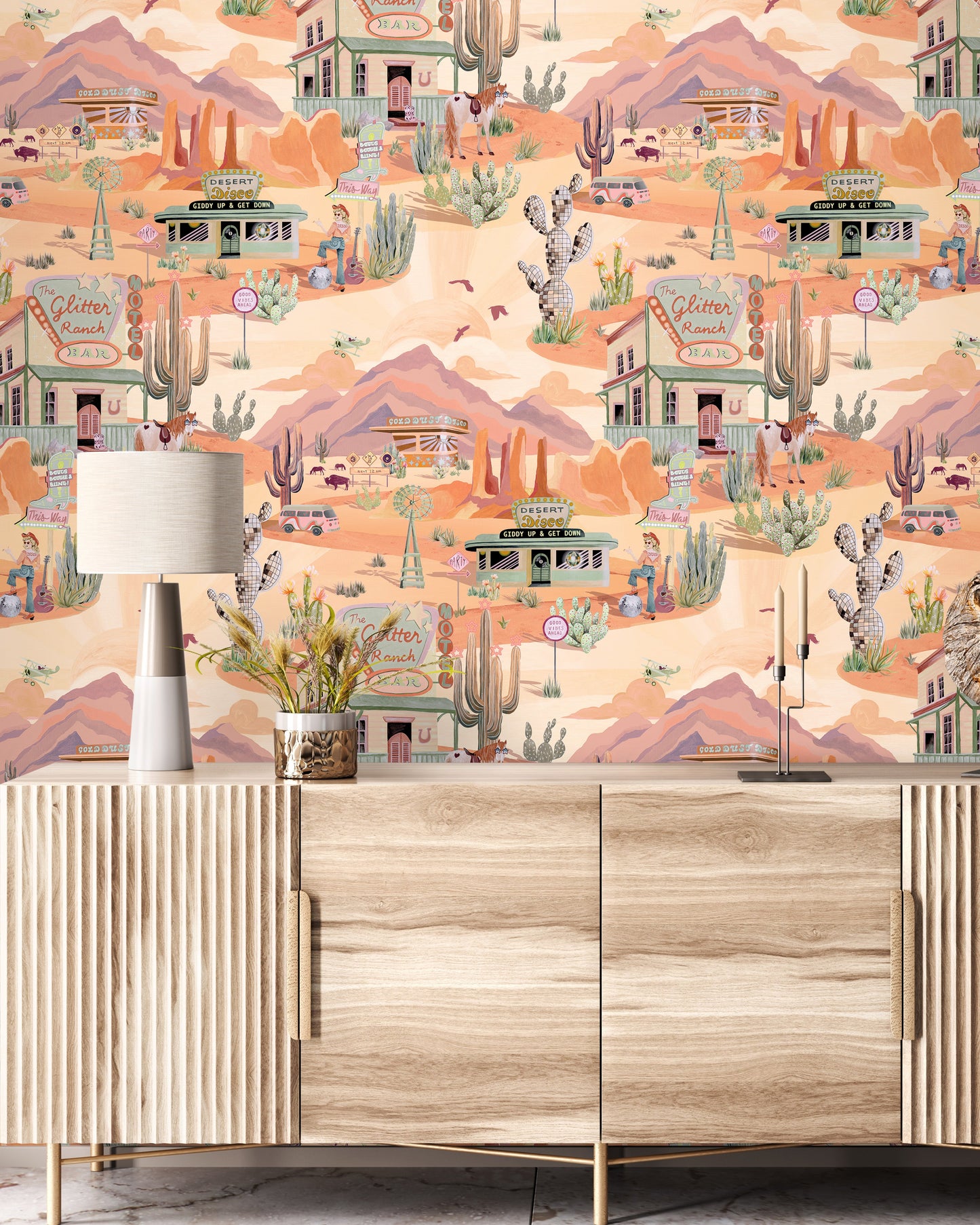 BRAND MCKENZIE Wallpaper Pattern No BMGI006/08A - The Glitter Ranch