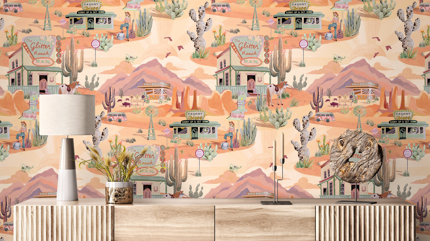 BRAND MCKENZIE Wallpaper Pattern No BMGI006/08A - The Glitter Ranch