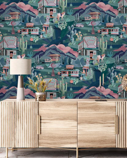 BRAND MCKENZIE Wallpaper Pattern No BMGI006/08C - The Glitter Ranch