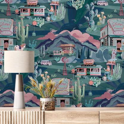 BRAND MCKENZIE Wallpaper Pattern No BMGI006/08C - The Glitter Ranch