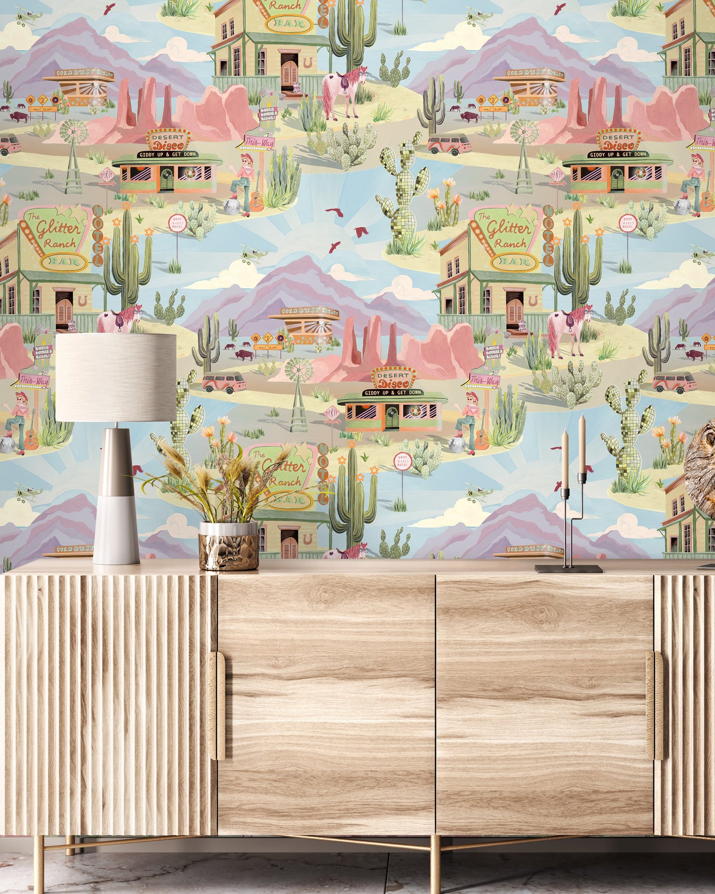 BRAND MCKENZIE Wallpaper Pattern No BMGI006/08D - The Glitter Ranch