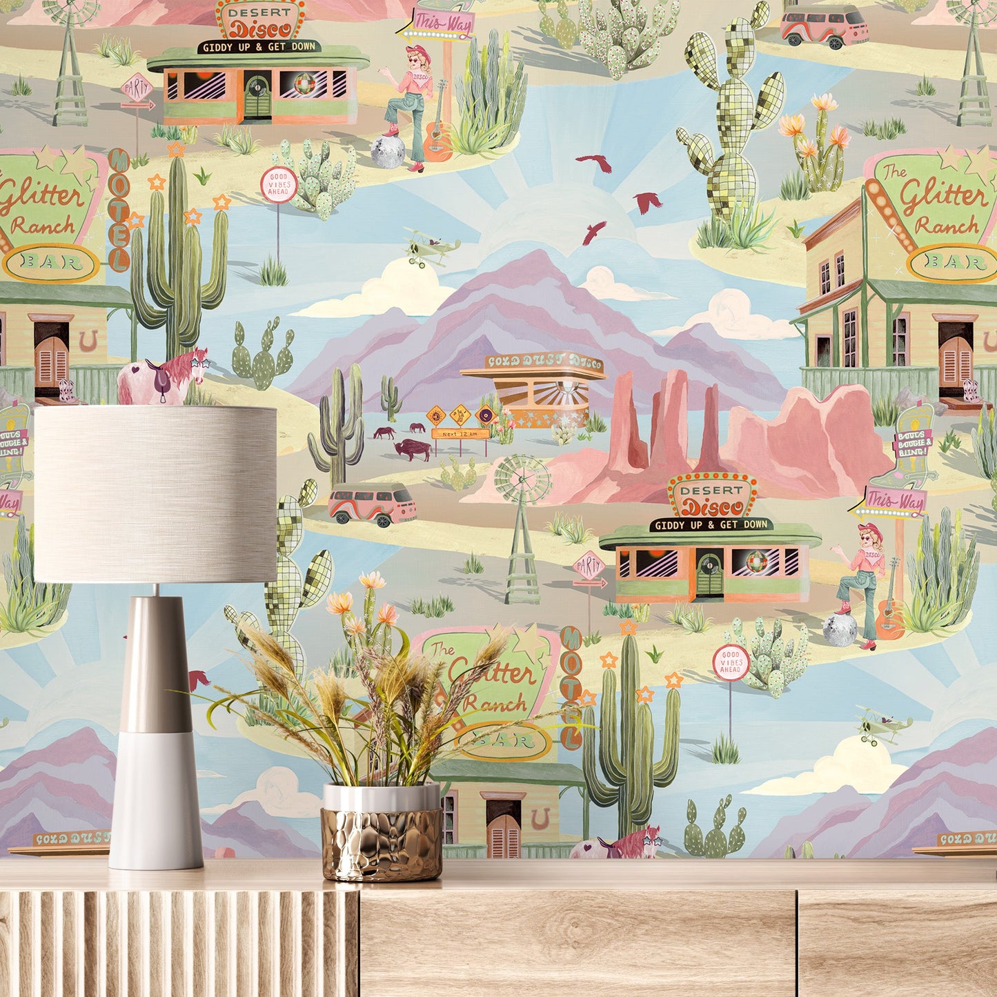 BRAND MCKENZIE Wallpaper Pattern No BMGI006/08D - The Glitter Ranch