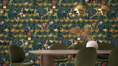 BRAND MCKENZIE Wallpaper Pattern No BMGI006/09B - The Grand Pour